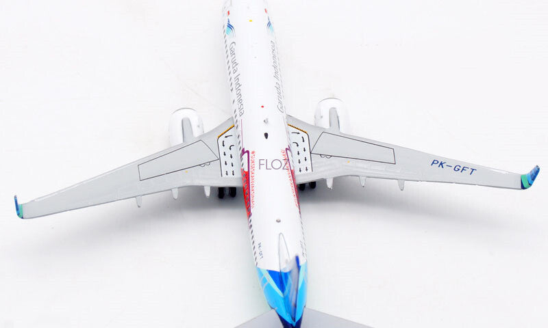 JC Wings Garuda Indonesia B737-800 PK-GFT SUKSESKANVAKSINASI 1/400 Plane Model