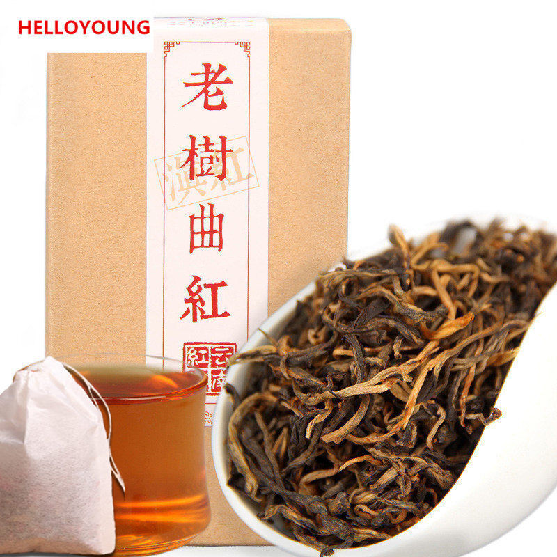 Yunnan Dian Hong Black Tea Organic Kungfu Tea First Class Chinese Gift Tea 90g