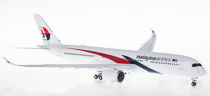 1:200 33CM JC Wings Malaysia Airlines A350-900 Flap Down Airplane Diecast Model