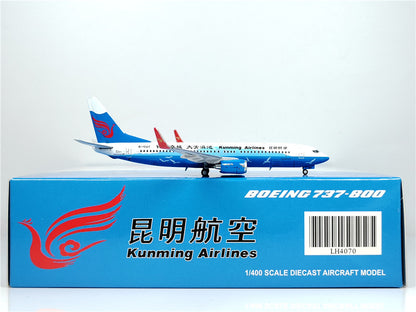 1:400 JC Wings KUNMING AIRLINES BOEING B737-800 Airplane Diecast Aircraft Model