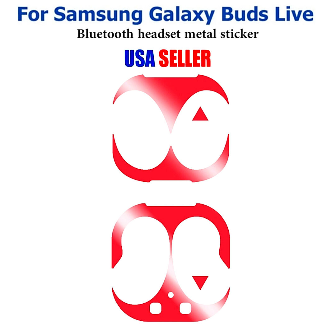 Metal Dust Guard Sticker Decal Skin Protector For Samsung Galaxy Buds live