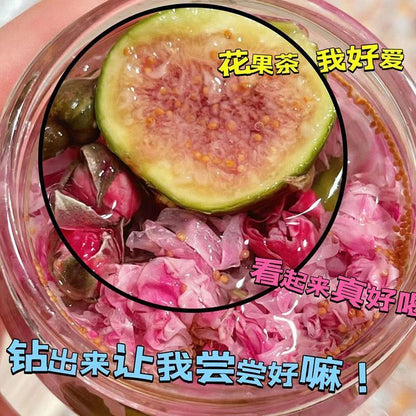 Fig Rose Flower Tea Liver Relief Health Tea Dried Rose Flower Tea