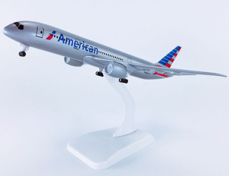 18CM American BOEING 787-8 N800AN Passenger Airplane Diecast Aircraft Model
