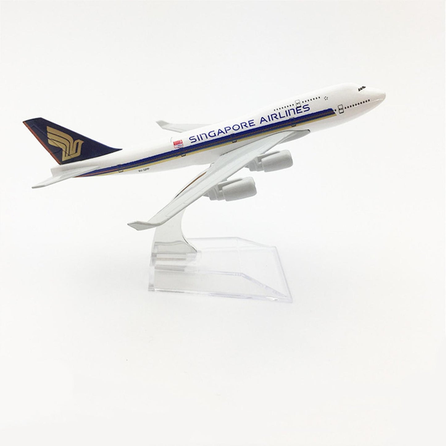 16cm 747Singapore Airlines For Boeing747 Civil Airliner 1/400 Aircraft Model