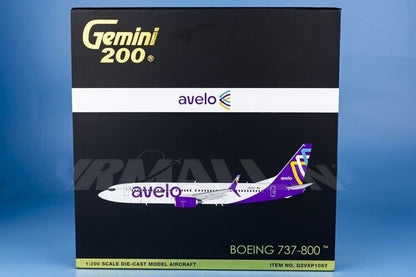 1:200 GeminiJets Avelo BOEING 737-800S Passenger Airplane Diecast Aircraft Model