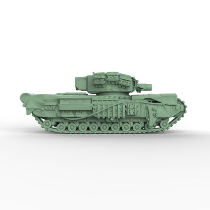 SS160905 1/160 Military Model Kit British Churchill AVRE Crocodile Infantry Tank