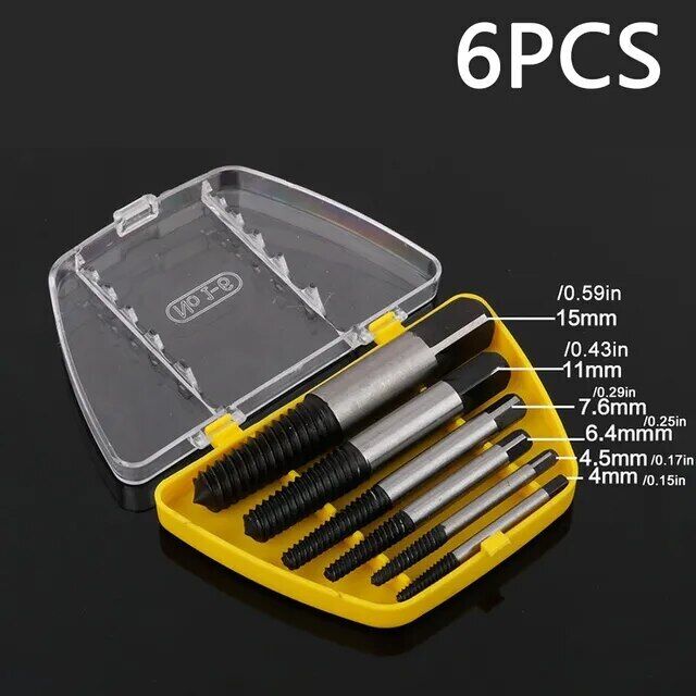 New Damaged Broken Screw Remover Extractor Drill Bits Damaged Bolts Remover Tool