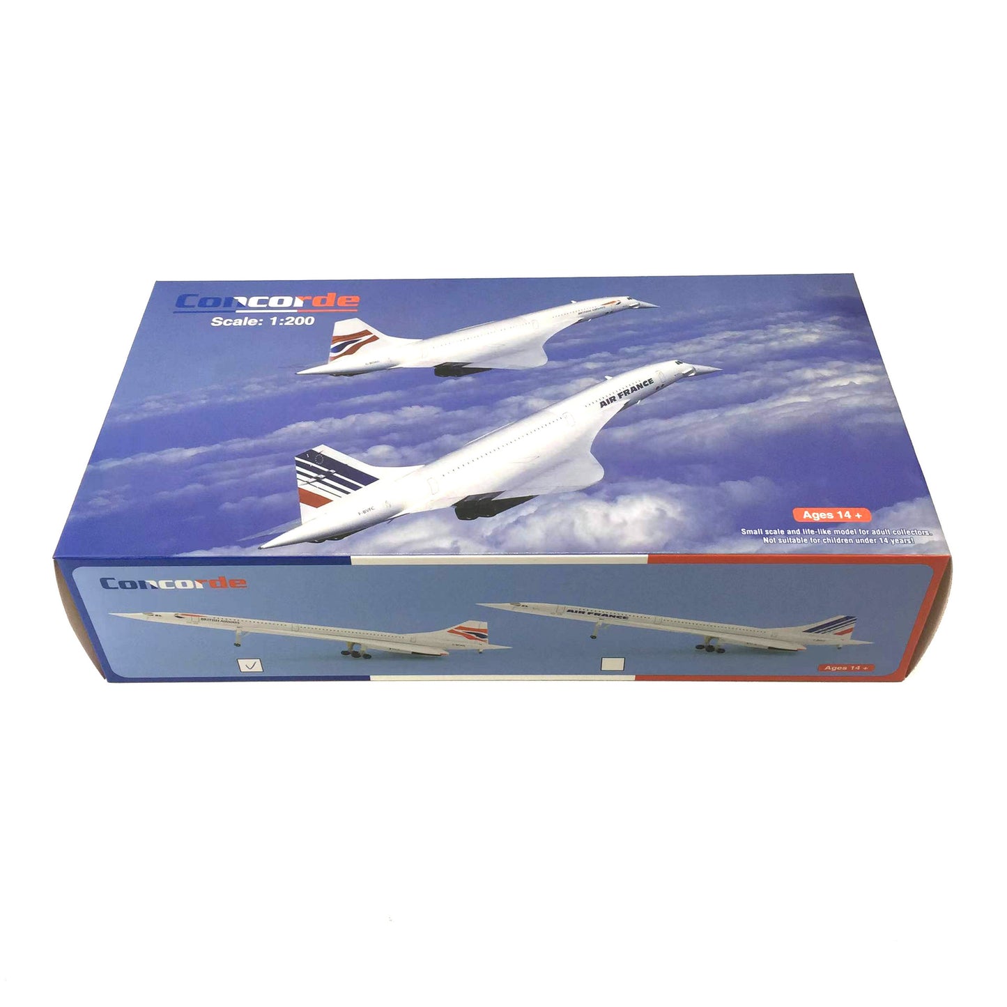 1/200 British Airways F-BVFB Concorde Airplane Model Aircraft Plane Collection