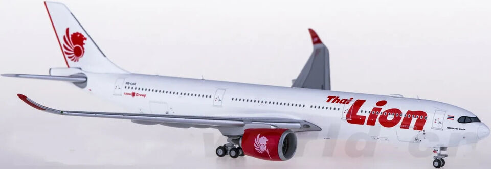 1:400 JC Wings Lion Air AIRBUS A330-900neo Passenger Airplane Diecast Model