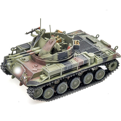 PANZERKAMPF 1/72 M42 Self-Propelled Anti-Aircraft System Camouflage Tank Model