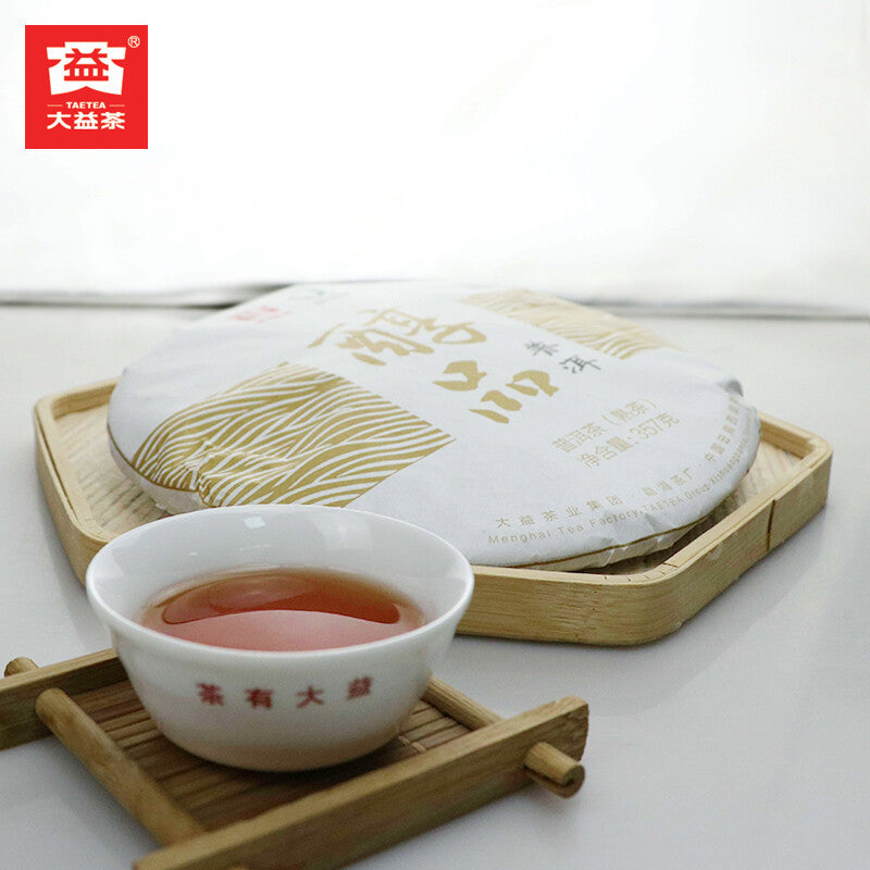 2018 Mellow Taste Menghai Dayi Chunpin Yunnan Pu-erh Tea Cake 357g Ripe Puerh