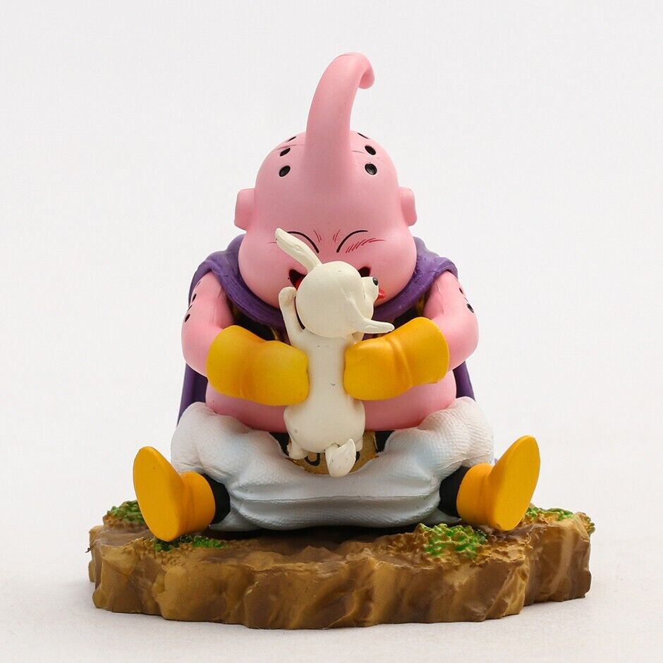 Anime Dragon Ball Majin Buu PVC Action Figure Model Toy Doll Lick The Dog ver
