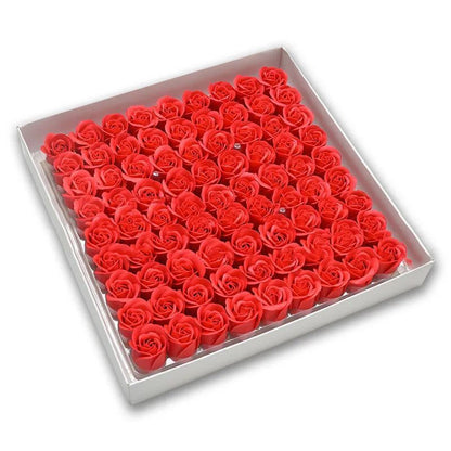 Bath Soap 81Pcs Lot Rose Flower Body Floral Scented Valentines Day Gift Holding