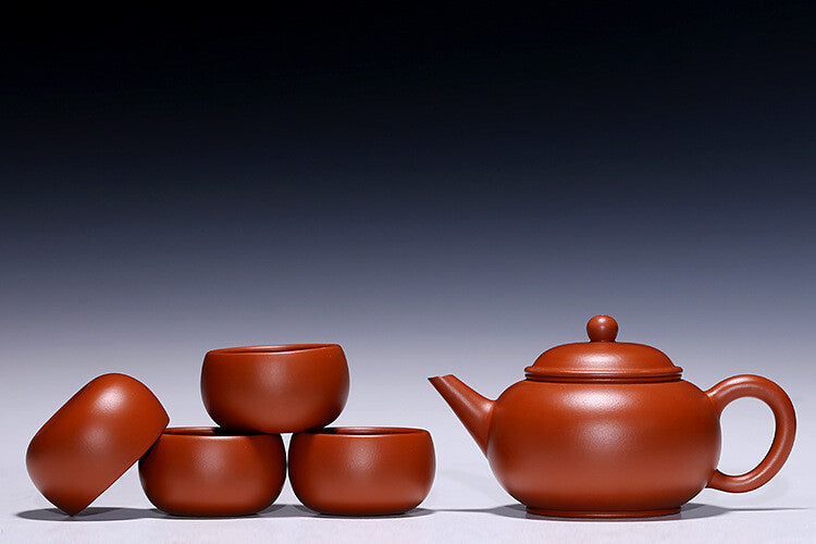 Marked Tea Pot Real Yixing Zisha Zhu Clay Pot 10 Infuser Holes Matching Tea Cup