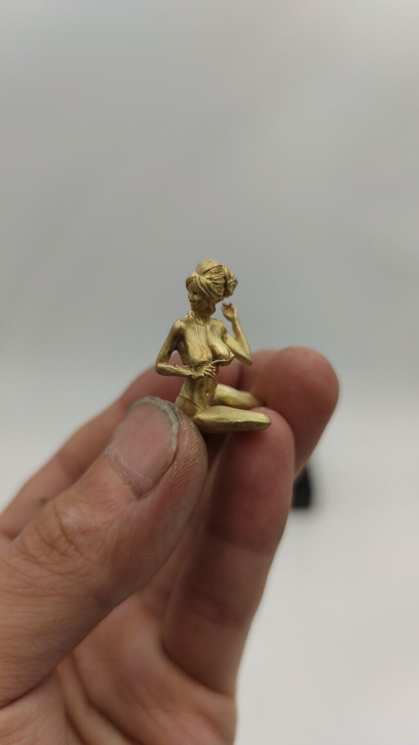 Chinese bronze statue hand carved beautiful girl statue