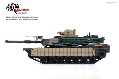 PANZERKAMPF 1/72 US M1A1TUSK Abrams Main Station Tank Model