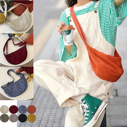 Women's Messenger Bag Fashion Ladies Shoulder Bag Vintage Cloth Handbags ಇ