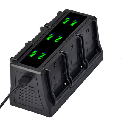 Efficient Battery Charger Base For Sony NP-F Series LED Display