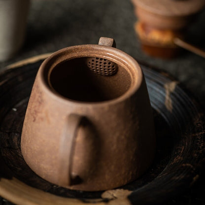 Traditional Craft Full Handmade Tea Pot Chinese Character Carve Yixing Zisha Pot