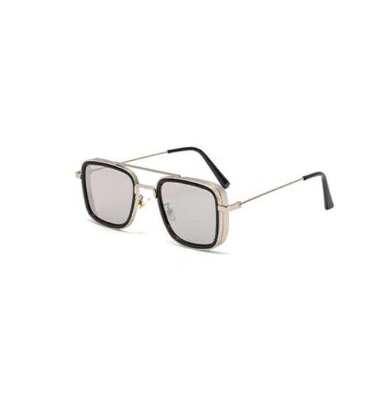 Vintage Steampunk Sunglasses Men Retro Metal Square Eyewear Trendy Women Shades