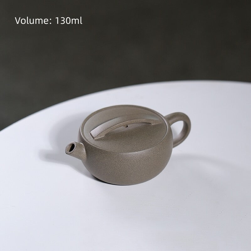 Full Handmade Tea Pot Hand Carved Real Yixing Zisha Clay Master Pot Big Mouth