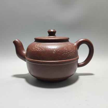 Vintage Chinese Yixing Purple Clay Teapot Zisha Ceremony Teaware Collection Rare