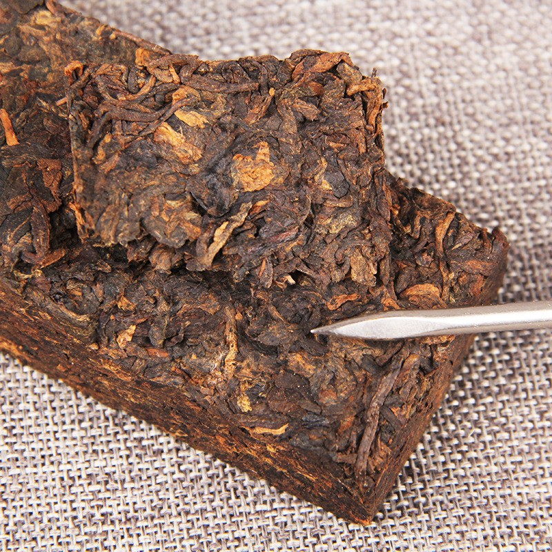 Ancient Tree Pu'er Tea Black Tea 300g Puerh Ripe Tea Aged Golden Bar Spring Tea