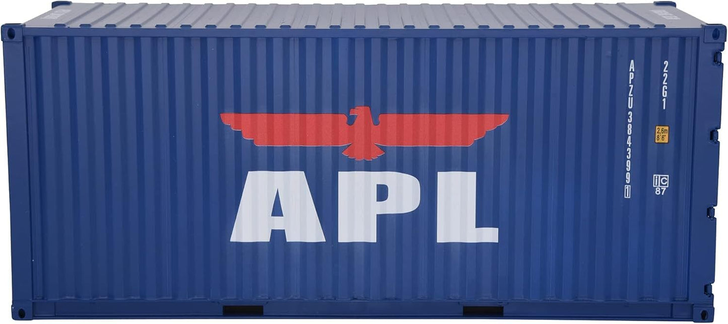 1:20 APL Shipping Container Model Abs Resin & Wood Toy Home Decoration Gift