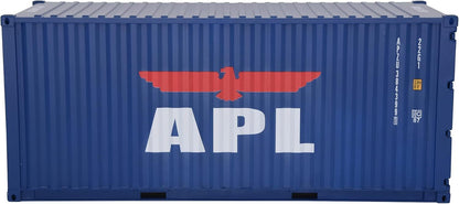 1:20 APL Shipping Container Model Abs Resin & Wood Toy Home Decoration Gift