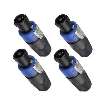 4Pcs NL4FC Speaker 4 Pole Cable Plug Connector for Audio Speaker Repair Parts