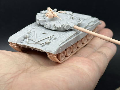 3D Printed 1/72/87/144 Russian T-72A Main Battle Tank Unpainted Model Kit-