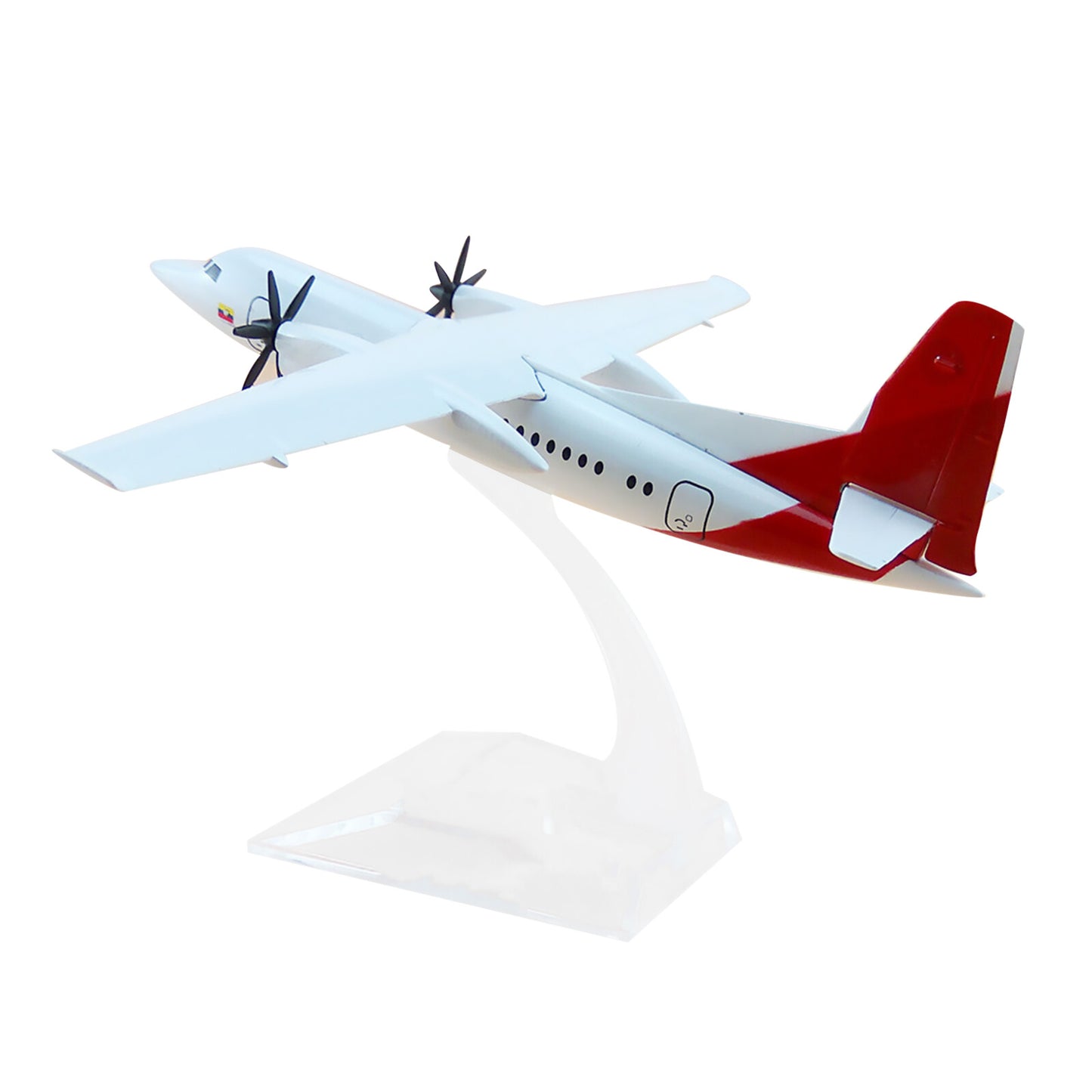 1:200 Air White Colombia Avianca FOK F50 Airlines Plane Diecast Model Ornaments