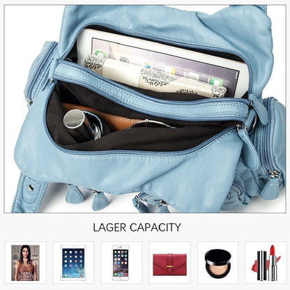 Shoulder Bag Crossbody Multifunctional Handbag Waterproof Purse Traveling Pack