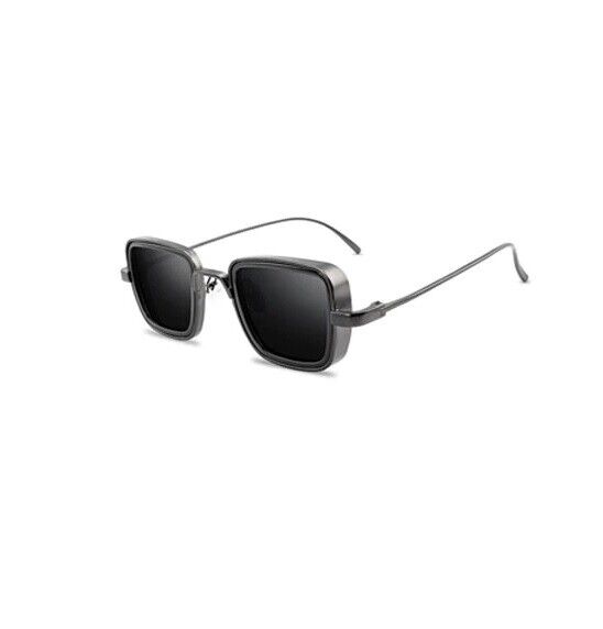 Vintage Steampunk Sunglasses Men Retro Metal Square Eyewear Trendy Women Shades