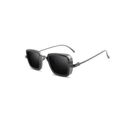 Vintage Steampunk Sunglasses Men Retro Metal Square Eyewear Trendy Women Shades