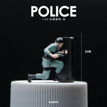 1/64 Figure Model Sexy Girl Model Boy Model City Street Mini Scene Doll
