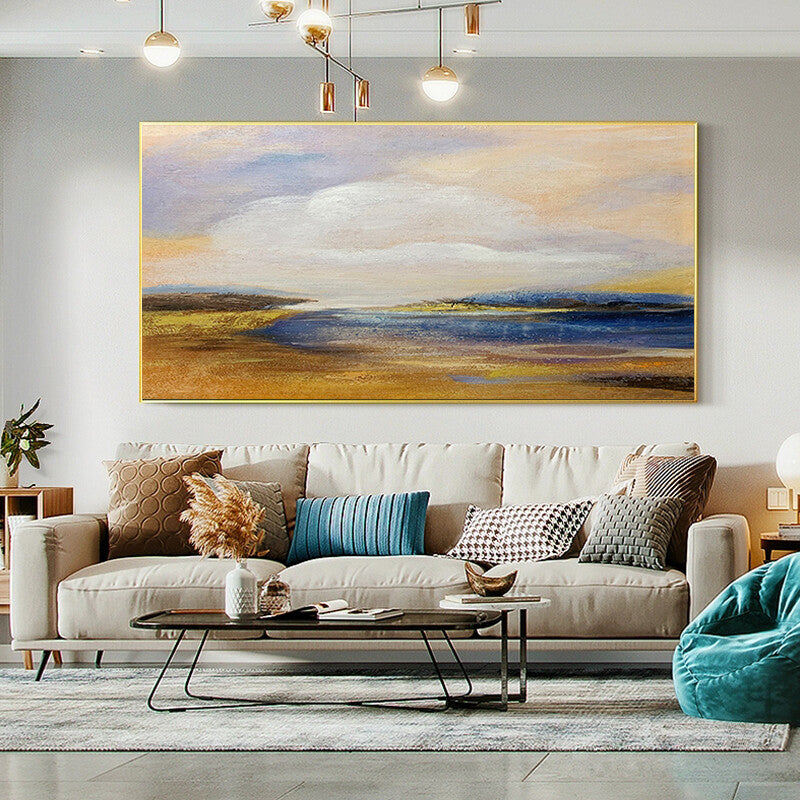 Pure Hand-painted Abstract Living Room Wall Decoration Hanging Picture Bedroom
