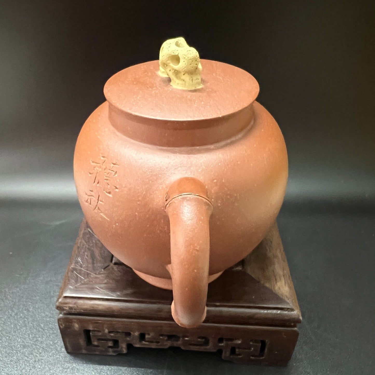 220cc chinese Yixing Handmade Zisha teapot JiangPo clay TingQiu Hu Tea Pot