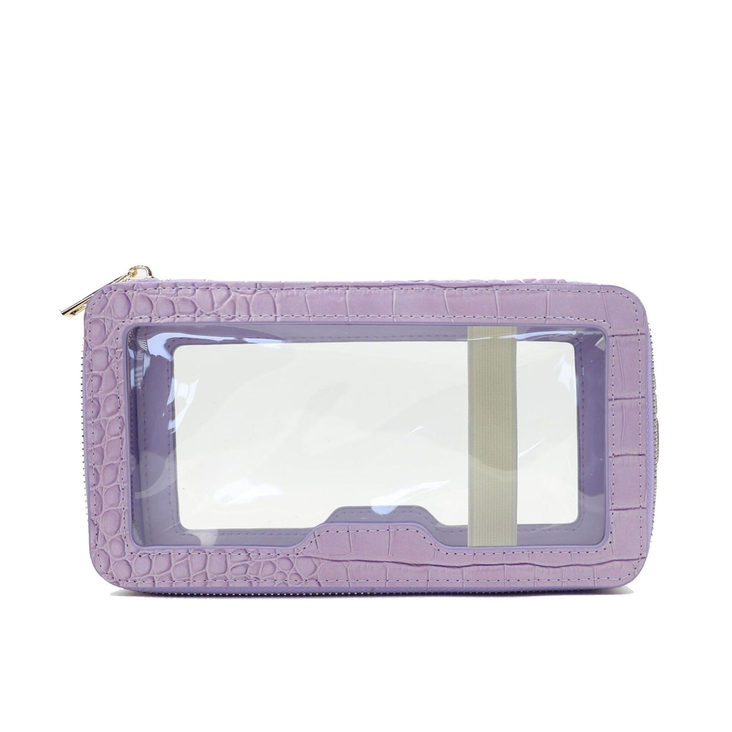 Crocodile Leather Travel Bag Fashion Waterproof Clear Makeup Storage Bag Zipper