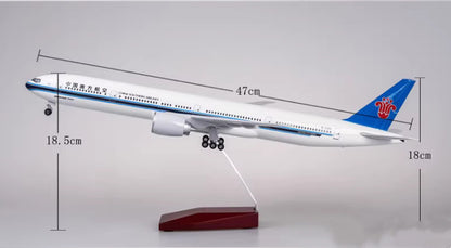47CM 1:157 CHINA SOUTHERN BOEING 777-300ER Airplane Landing Gears Resin Model