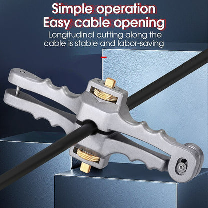Longitudinal Opening Knife Sheath Cable Slitter Fiber Optic Cable Stripper SI-01