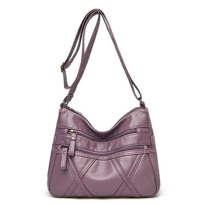 PU Leather Crossbody Bag Women's Bag Shoulder Handbags Multi-pocket Mom Bags