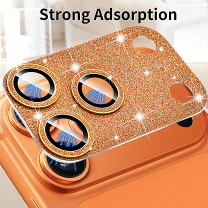 Compatible with Iphone 17 Pro Max Camera Lens Protector, Bling Glitter 9H Temper