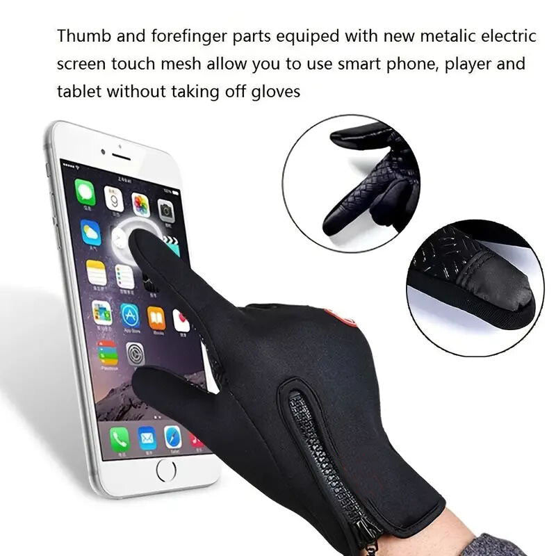 500x Thermal Windproof Waterproof Winter Gloves Touch Screen Warm Mittens Men