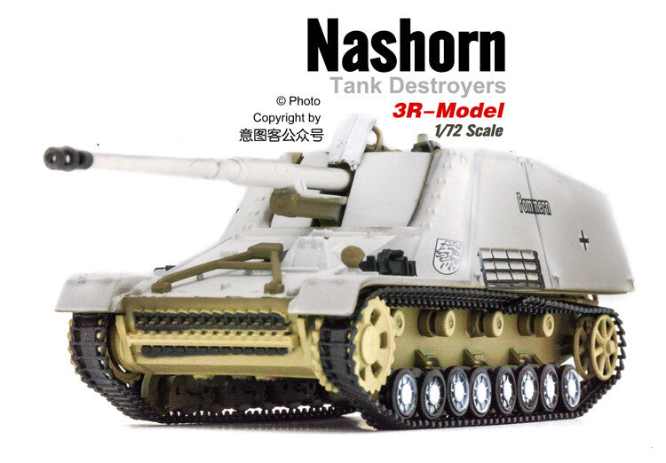 1/72 German Rhinoceros Tank Model NASHORN Sd.Kfz.164 White Green