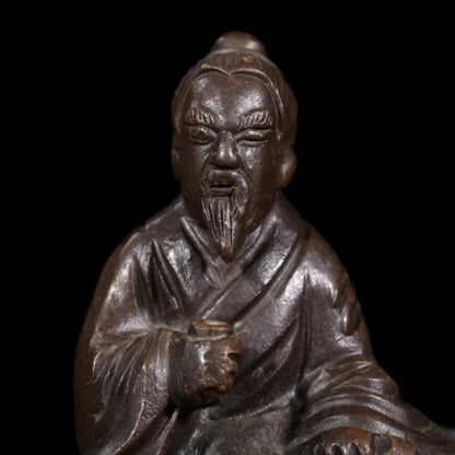 Tea Table Handmade Purple Clay Tea Pet 13cm Chinese Kung Fu Tea Set Sculpture