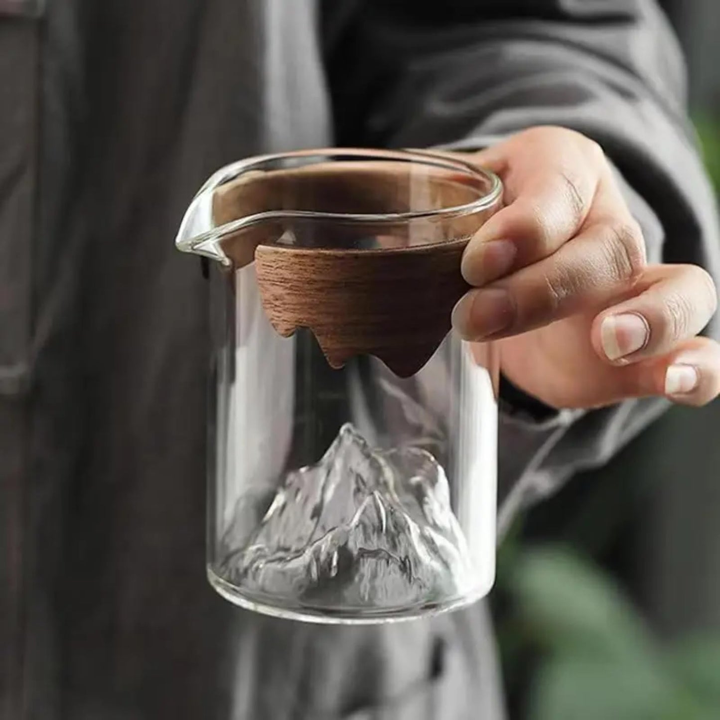 Thickened Glass Fairness Cup 240ml 8.0oz Home Kung Fu Tea Set Accessories