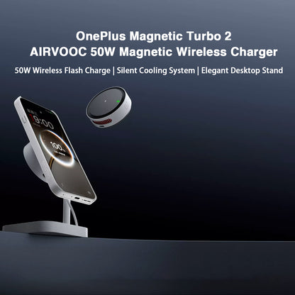 OnePlus AIRVOOC 50W Magnetic Wireless Charger 2 + Stand For Oneplus 15T/15