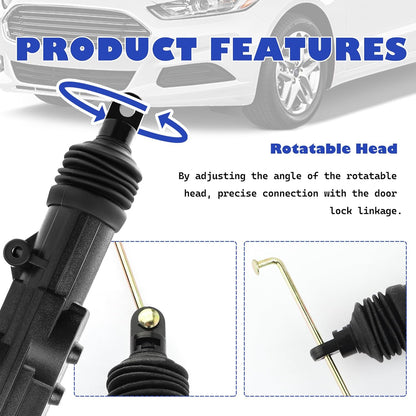4x Universal Car Auto Heavy Duty Power Slave Door Lock Actuator Motor 2 Wire 12V