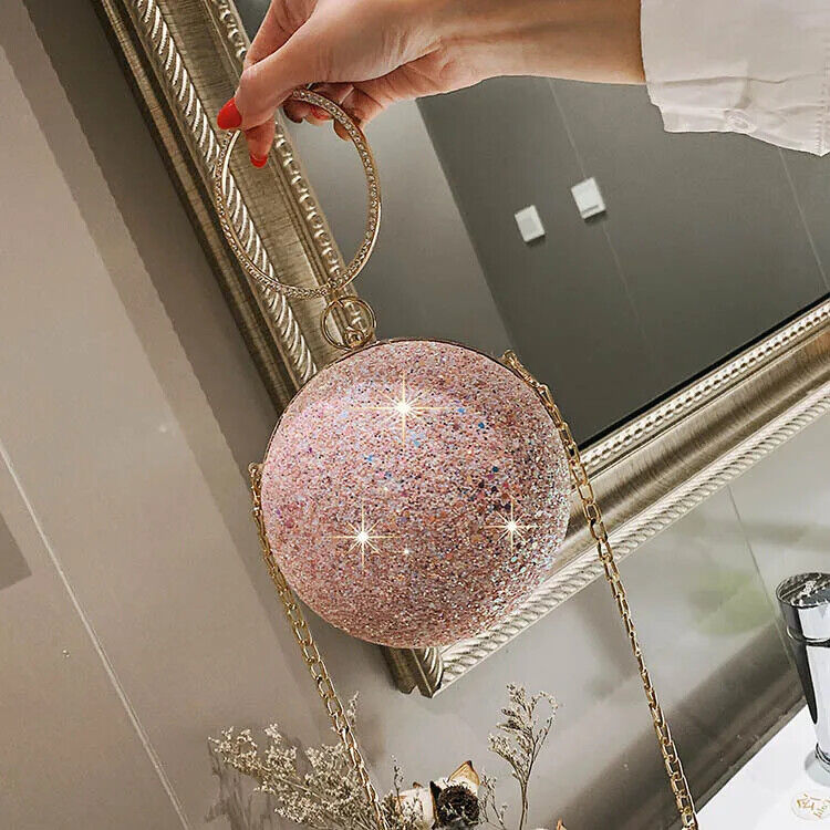 Women Evening Day Clutch Colorful Crystal Lady Handbag Wedding Shoulder Bag